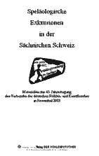 Speläologische Exkursionen in der Sächsischen Schweiz